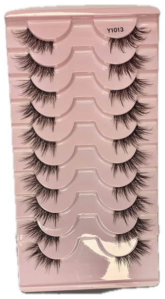 SET PESTAÑAS DE BLISTER ROSADO