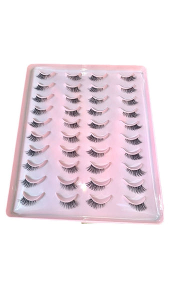 SET PESTAÑAS DE BLISTER ROSADO