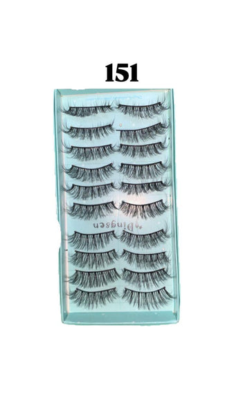 SET DE PESTAÑAS (10 PARES)