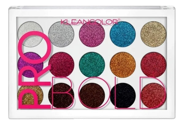 PALETA DE GLITTER PRENSADO KLEANCOLOR