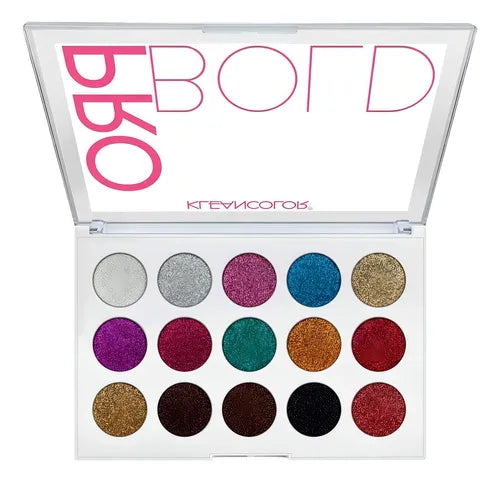 PALETA DE GLITTER PRENSADO KLEANCOLOR