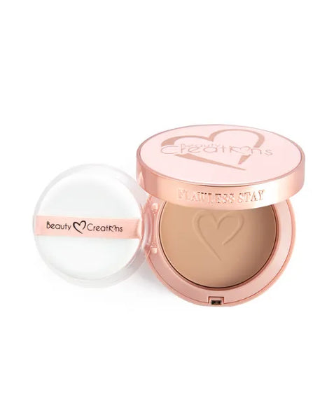 POLVO COMPACTO Y BASE FLAWLESS BEAUTYCRATIONS