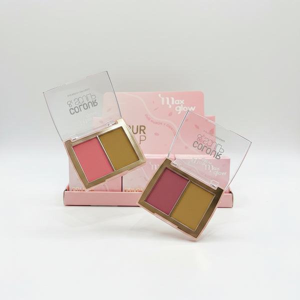 DUO BLUSH Y CONTORNO MAXGLOW
