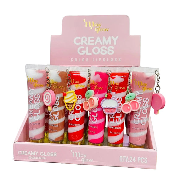 LIP GLOSS CREAMY LLAVERO MAXGLOW