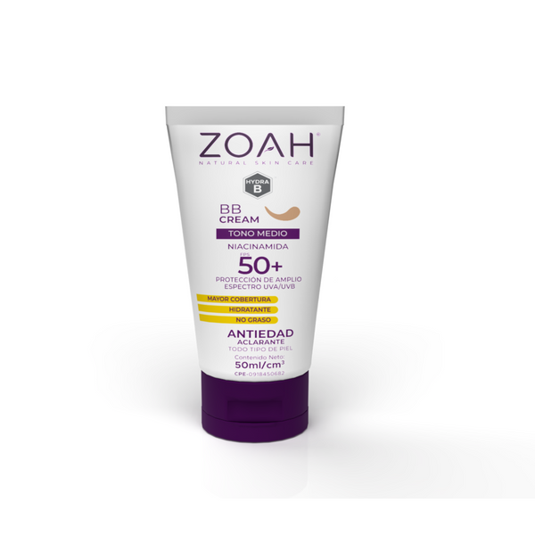 BB CREAM ZOAH PROTECTOR SOLAR CON COLOR