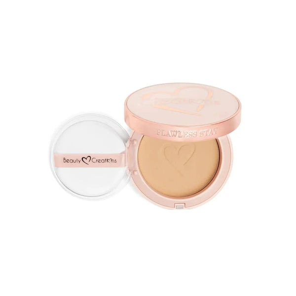 POLVO COMPACTO Y BASE FLAWLESS BEAUTYCRATIONS