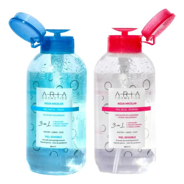 AGUA MICELAR PIEL MIXTA Y PIEL SECA ARIA