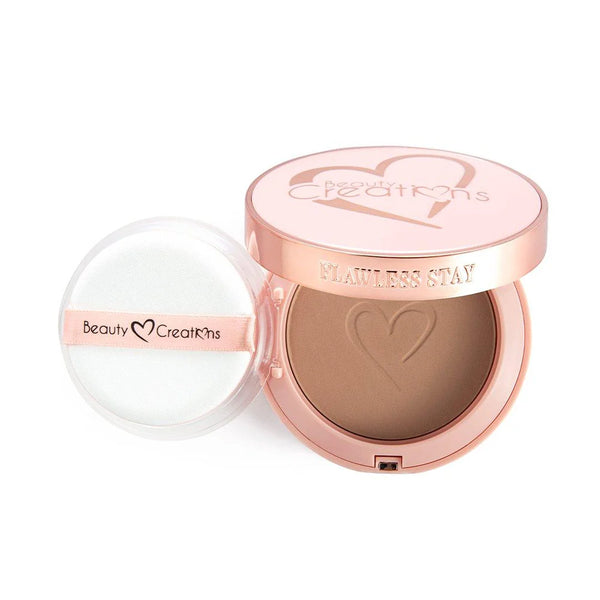 POLVO COMPACTO Y BASE FLAWLESS BEAUTYCRATIONS