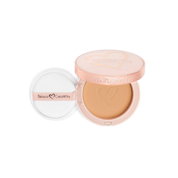 POLVO COMPACTO Y BASE FLAWLESS BEAUTYCRATIONS